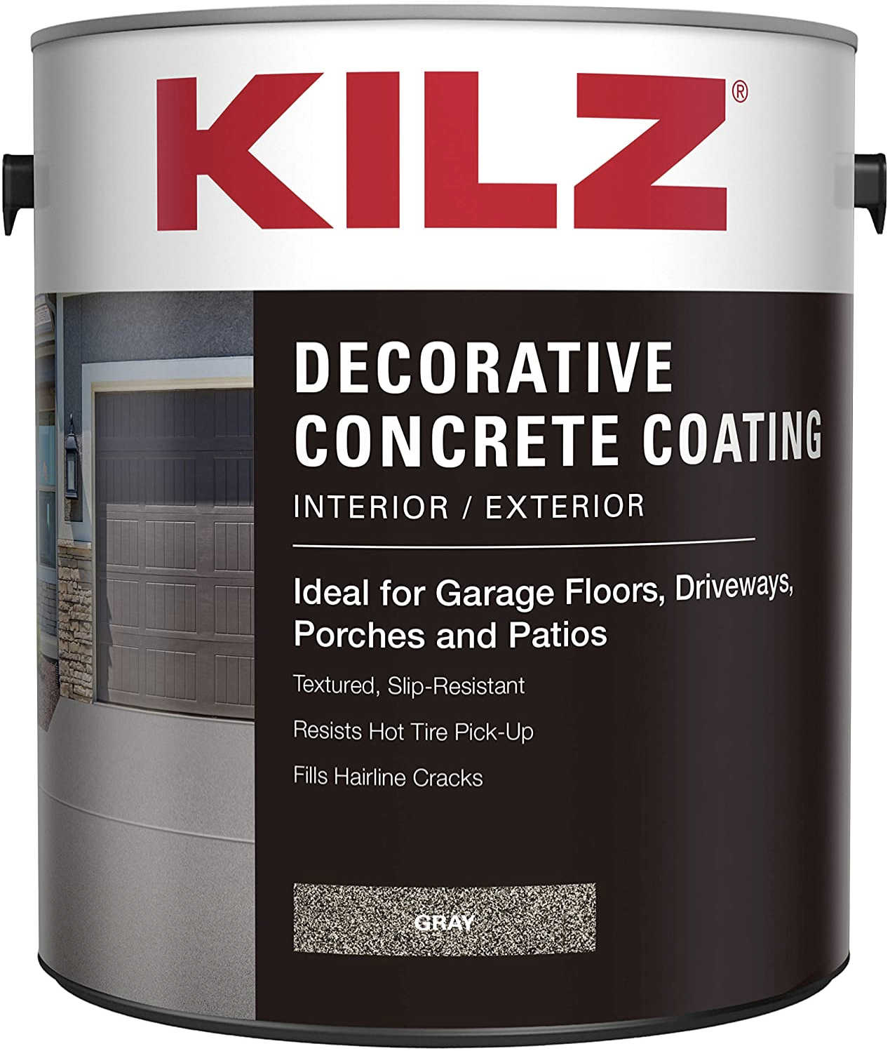 KILZ L378701 Interior Exterior Decorative Concrete Paint