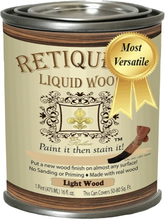 Liquid Wood for Gel Stain & Wood Stain by Retique It