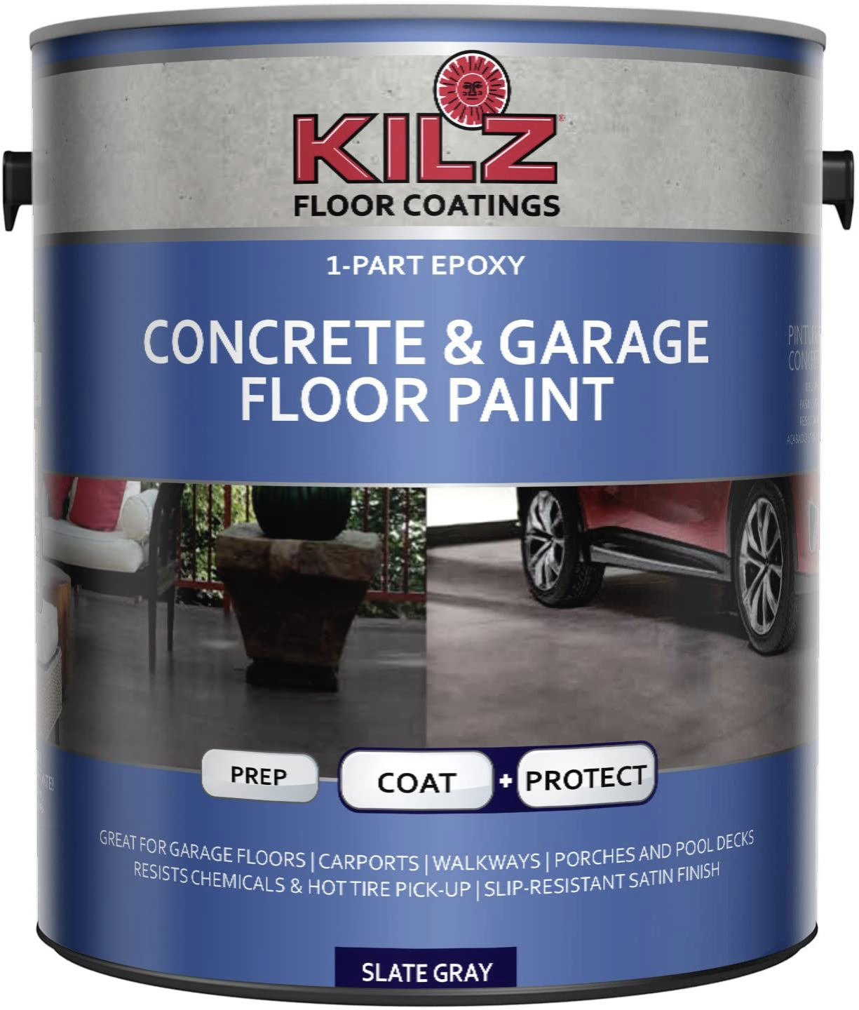 KILZ 1-Part Epoxy Acrylic Concrete Garage Floor Paint