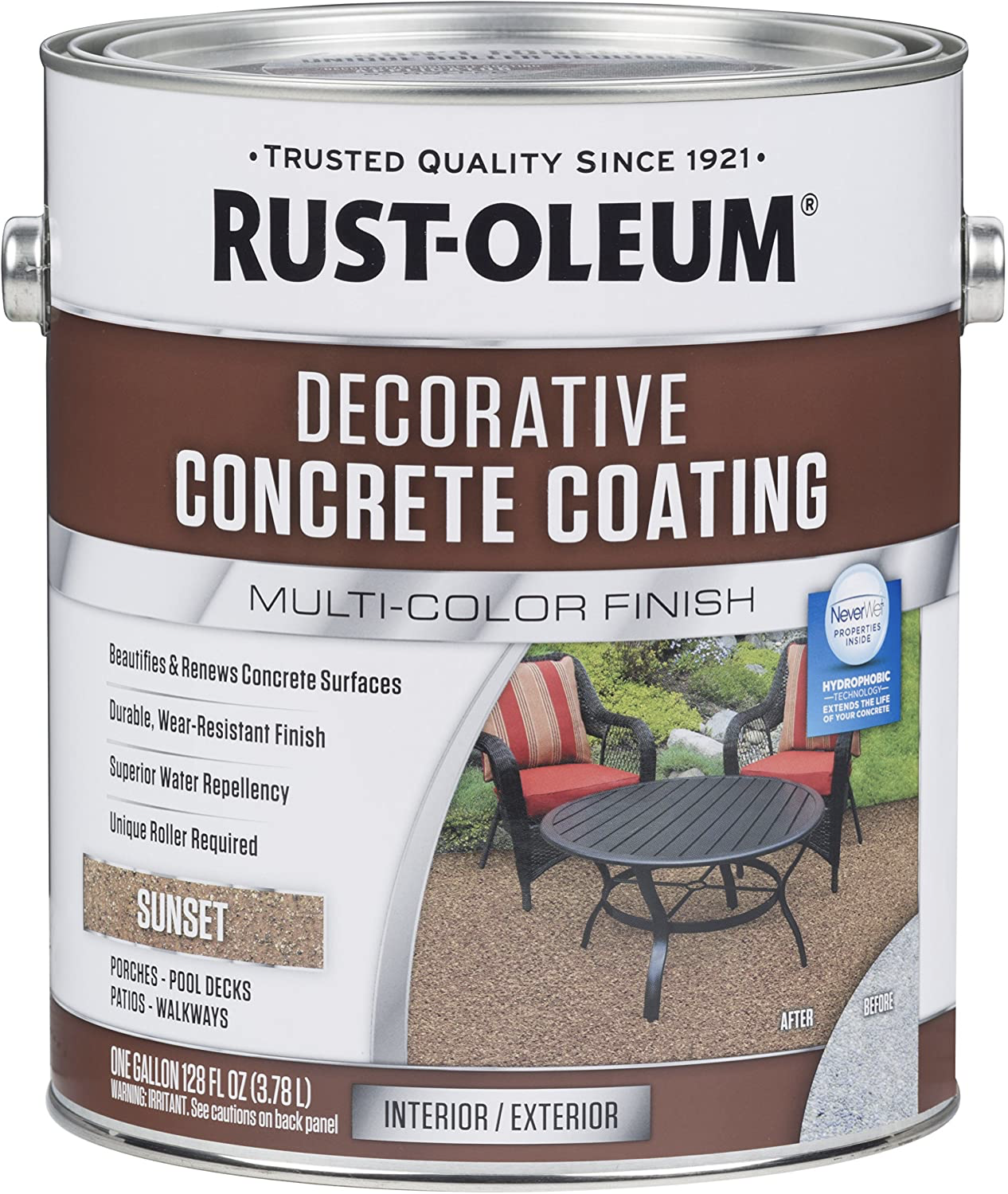 Rust-Oleum 301303 Sunset Concrete Coating