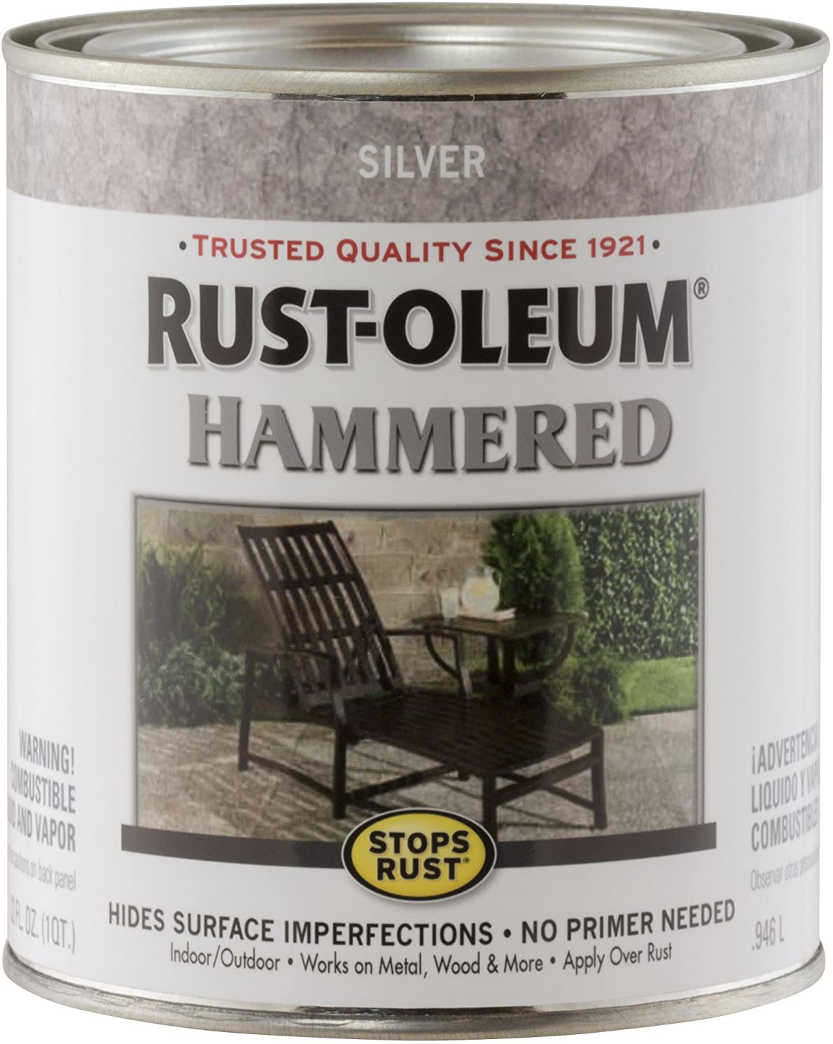 Rust-Oleum 7213502 Hammered Metal Finish