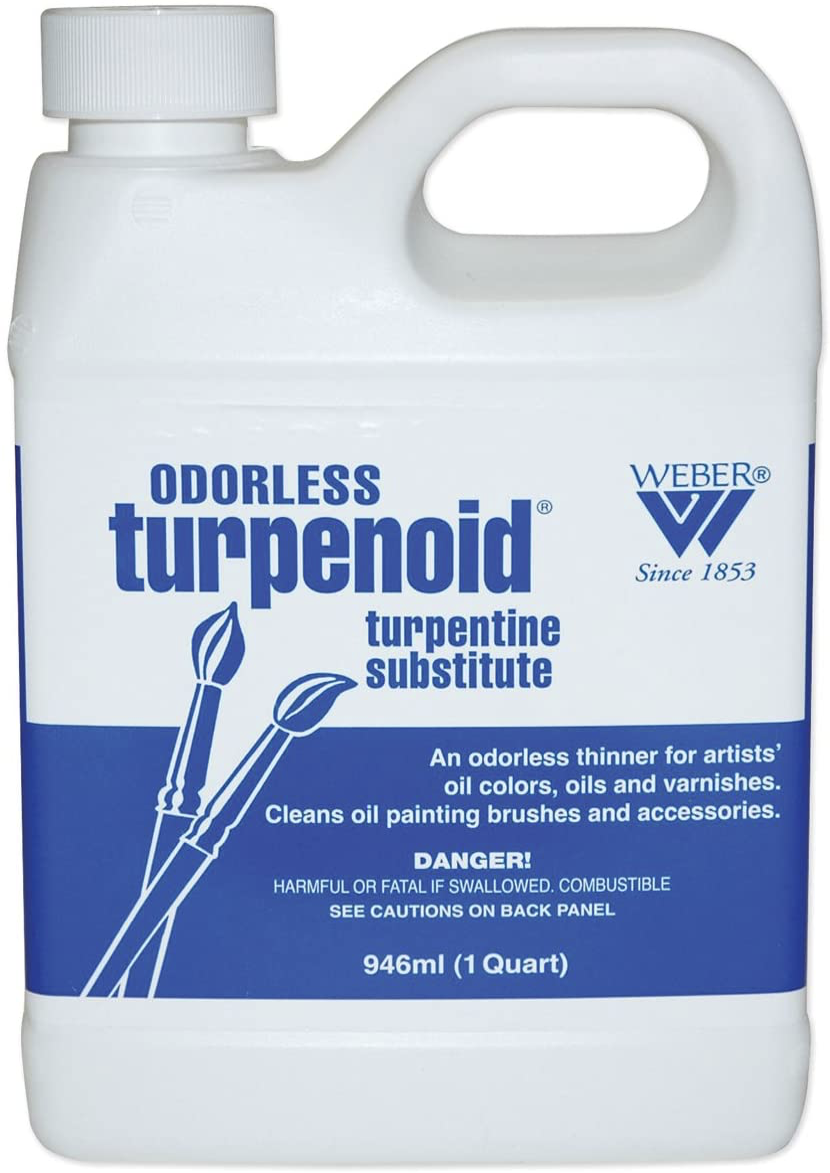Weber Odorless Turpenoid Artist Paint Thinner